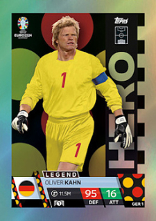 Oliver Kahn Germany Topps Match Attax EURO 2024 Hero #GER1